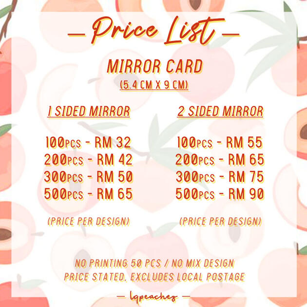 MIRROR CARD